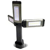 STKR Tri-Mobile USB-C Rechargeable LED Area Light - 2000 Lumens - Uses Built-in 7.4V 2000mAh Li-ion Battery Pack