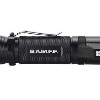 STKR BAMFF 10.0 Dual CREE LED Rechargeable Flashlight with Tactical Mount Kit - 1000 Lumens - Includes 1 x 18650