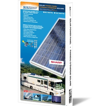 Sunforce 80 Watt Polycrystalline Solar Panel with Sharp Module (39810)