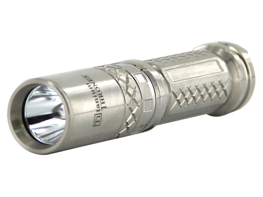 Sunwayman C25C Ti Thrones Titanium Flashlight - CREE XM-L2 U2 LED - 856 Lumens - Uses 1 x 18650 or 2 x CR123As