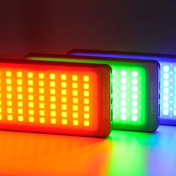 Sunwayfoto FL-70RGB RGB Photo and Video Fill Light - OLED Display Screen - Includes Built-In 4000mAh Li-ion Battery Pack