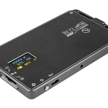 Sunwayfoto FL-96 High CRI LED Photography Fill Light - 600 Lumens - OLED Display Screen - Includes Built-In 2500mAh Li-ion Battery Pack