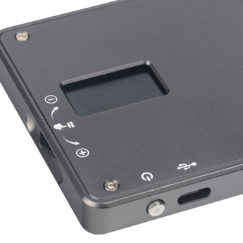 Sunwayfoto FL-96 High CRI LED Photography Fill Light - 600 Lumens - OLED Display Screen - Includes Built-In 2500mAh Li-ion Battery Pack