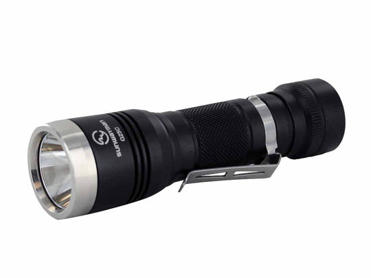 Sunwayman G25C Dual Button Compact Flashlight - CREE XM-L2 U2 LED - 1000 Lumens - Uses 1 x 18650 or 2 x CR123As