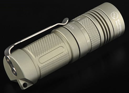 Sunwayman M11R U2 Mr. Elfin 230 Lumens Ultra-compact Magnetic Control Flashlight- Uses 1 x CR123A or 16340 Battery - Natural