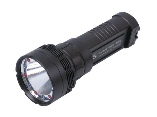 SUNWAYMAN M40C LED Flashlight with 630 Lumen CREE MC-E LED - Uses 4xCR123A or 2x18650
