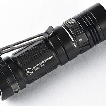 Sunwayman V11R Variable Output Flashlight with Magnetic Control - CREE XM-L T6 LED - Neutral White - 500 Lumens - Uses 1 CR123A/16340