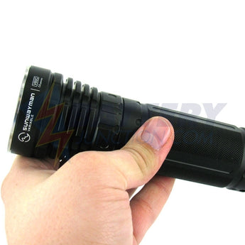 Sunwayman V60C Variable Output Flashlight with Magnetic Control - CREE XM-L T6 LED - 909 Lumens - Uses 3 x 18650s or 6 x CR123A/16340s