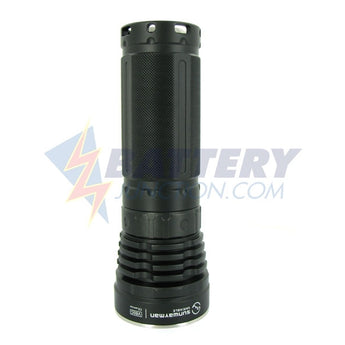 Sunwayman V60C Variable Output Flashlight with Magnetic Control - CREE XM-L T6 LED - 909 Lumens - Uses 3 x 18650s or 6 x CR123A/16340s