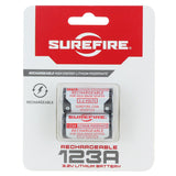SureFire SF2R-CB RCR123A / 16340 450mAh 3.2V Protected Lithium Iron Phosphate (LiFePO4) Button Top Battery - 2 Pack