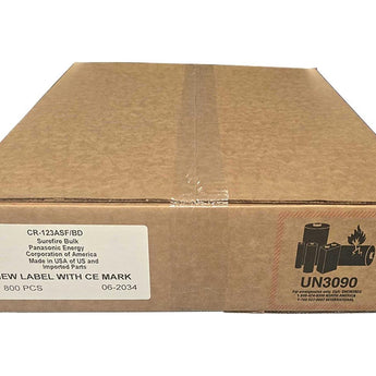 SureFire SF123A CR123A 1550mAh 3V Lithium Primary (LiMnO2) Button Top Battery - Bulk