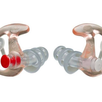 SureFire EP5 EarPro Sonic Defenders Max Full-Block 26dB Noise Reduction Earplugs - Medium - Clear - Bulk