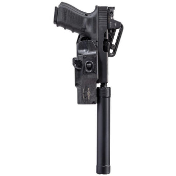 SureFire HD1-L-PRO Masterfire Rapid Deploy Holster - Left Hand - Black with Cover