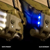 SureFire HL1-A Variable-Output Helmet Light with 3 x White, 2 x Blue and 1 x Infrared IFF LEDs - 19.2 Lumens - Includes 1 x CR123A - Black or Desert Tan