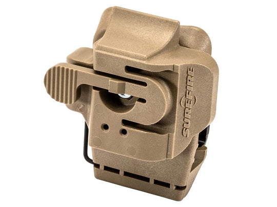 SureFire HLM-01-TN Helmet Light Ratchet Mount - Tan
