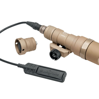 Surefire Scout Light - 3V - M75 Thumb Screw Mount - 300 Lumens - Tan - Includes 7"""""""" Tape Switch & Click On/Off Tailcap
