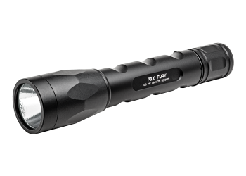SureFire P3X Fury Dual Output LED Flashlight - 1000 Lumens - Runs on 3x CR123A batteries (P3X-B-BK)