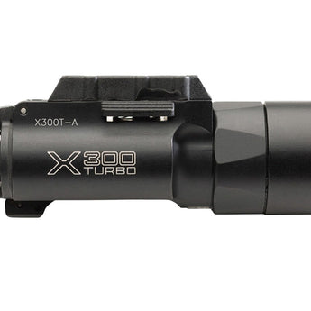 SureFire X300T-A or -B Turbo LED Weapon Light - 650 Lumens - Lever-Latch Rail Mount or Screw Rail Mount - Includes 2 x CR123A - in Black or Tan