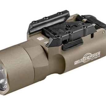 SureFire X300U-B LED Weapon Light with T-Slot Mounting Rail - Fits Picatinny Railed Handguns, Long Guns - 1,000 Lumens - Includes 2 x CR123As - Black or Tan