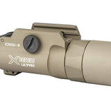 SureFire X300U-B LED Weapon Light with T-Slot Mounting Rail - Fits Picatinny Railed Handguns, Long Guns - 1,000 Lumens - Includes 2 x CR123As - Black or Tan