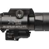 SureFire X400U-A-GN Ultra LED Weapon Light with 5mW Green Laser Sight - Universal and Picatinny Rail Mounts Fit Handguns, Long Guns - 600 Lumens - Includes 2 x CR123As