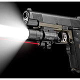 SureFire X400U-A-RD Ultra LED Weapon Light with 5mW Red Laser Sight - Universal and Picatinny Rail Mounts Fit Handguns, Long Guns - 600 Lumens - Includes 2 x CR123As
