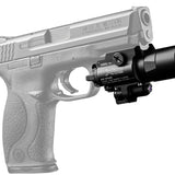 SureFire X400U-A-RD Ultra LED Weapon Light with 5mW Red Laser Sight - Universal and Picatinny Rail Mounts Fit Handguns, Long Guns - 600 Lumens - Includes 2 x CR123As