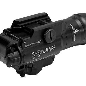 SureFire X400VH-B-IRC Weaponlight for the Masterfire System - 350 Lumens - Picatinny Rail Mount - White and IR LED - IR Laser - Uses 2 x CR123A