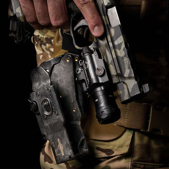 SureFire X400VH-B-IRC Weaponlight for the Masterfire System - 350 Lumens - Picatinny Rail Mount - White and IR LED - IR Laser - Uses 2 x CR123A