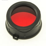JETBeam MFD34 Red Filter - 1.34 Inches - Fits JETBeam IIIM 3M - RRT2 - PC25 - BC25 - RRT21 - TF20 Flashlights