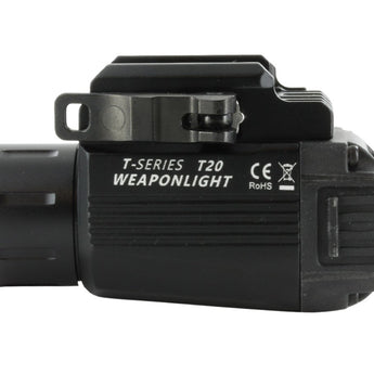 JETBeam T20 Rechargeable LED Weapon Light - CREE XP-L HI - 520 Lumens - Includes 1 x 16340