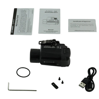 JETBeam T20 Rechargeable LED Weapon Light - CREE XP-L HI - 520 Lumens - Includes 1 x 16340