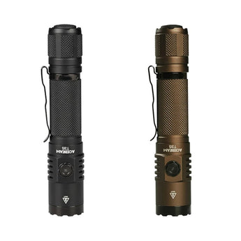Acebeam T35 USB-C Rechargeable LED Flashlight - 1900 or 1600 Lumens - Cool or Neutral White Luminus SFT40 - Includes 1 x 18650 - Black or Coyote