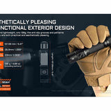 Acebeam T35 USB-C Rechargeable LED Flashlight - 1900 or 1600 Lumens - Cool or Neutral White Luminus SFT40 - Includes 1 x 18650 - Black or Coyote