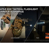 Acebeam T35 USB-C Rechargeable LED Flashlight - 1900 or 1600 Lumens - Cool or Neutral White Luminus SFT40 - Includes 1 x 18650 - Black or Coyote