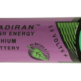 Tadiran XOL 2/3 AA 1650 mAh 3.6V Lithium Thionyl Chloride (Li-SOCI2) Battery - Tray of 90