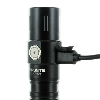 ThruNite TC15-V3 USB-C rechargeable LED Flashlight - CREE XHP 35.2 - 2403 Lumens - Includes 1 x 18650
