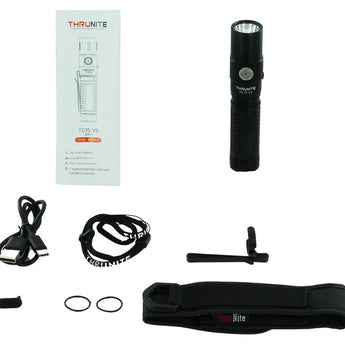 ThruNite TC15-V3 USB-C rechargeable LED Flashlight - CREE XHP 35.2 - 2403 Lumens - Includes 1 x 18650