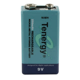 Tenergy 10001 9V 250mAh 8.4V Nickel Metal Hydride (NiMH) Battery with Snap Connector - Bulk