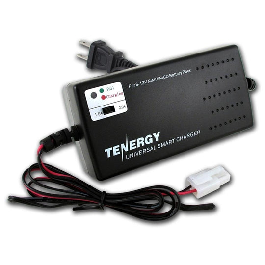 Tenergy Smart Universal Battery Pack Charger for NiMH or NiCd Airsoft Battery Packs 6V - 12V (01025)