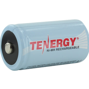 Tenergy 10100 D-cell (4PK) 10000mAh 1.2V Nickel Metal Hydride (NiMH) Button Top Batteries - Shrink Pack of 4