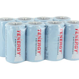 Tenergy 10200 C-cell (8PK) 5000mAh 1.2V Nickel Metal Hydride (NiMH) Button Top Batteries - 8-Pack