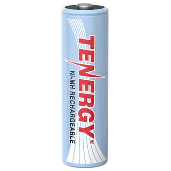 Tenergy 10342 AA 2500mAh 1.2V Nickel Metal Hydride (NiMH) Low Self Discharge Button Top Battery - Bulk