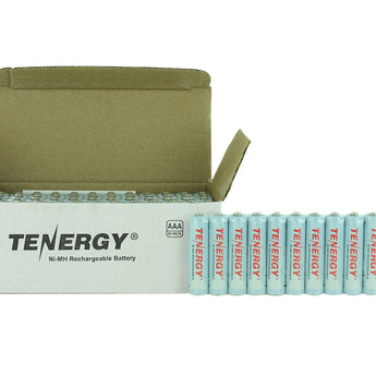 Tenergy 10400 AAA 1000mAh 1.2V Nickel Metal Hydride (NiMH) Button Top Battery - Shrink-Wrapped - Sold Individually