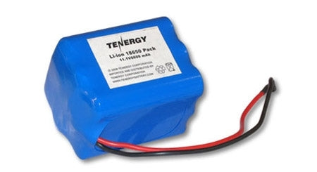 Tenergy 18650 6600mAh 11.1V Protected Lithium Ion (Li-ion) Bare Leads Battery - Bulk (31019)