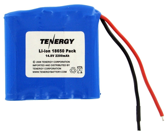 Tenergy 31021 Lithium Li-Ion 18650 14.8V 2200mAh Battery Pack