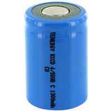 Tenergy 20303-1 4/5 Sub C 1300mAh 1.2V Nickel Cadmium (NiCd) Battery with or without Tabs - Bulk