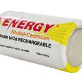 Tenergy 20400 C-cell 3000mAh 1.2V Nickel Cadmium (NiCd) Button Top Battery - Bulk