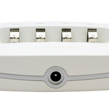 Tenergy 34154 Combo Kit for the Arlo Camera System - 4 x RCR123A / 16340 650mAh 3.7V Lithium Ion (Li-ion) Rechargeable Button-Top Batteries and 1 x  4-Bay Charger