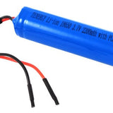 Tenergy 18650 2200mAh 3.7V Protected Lithium Ion (Li-ion) Bare Leads Battery - Bulk (30027)